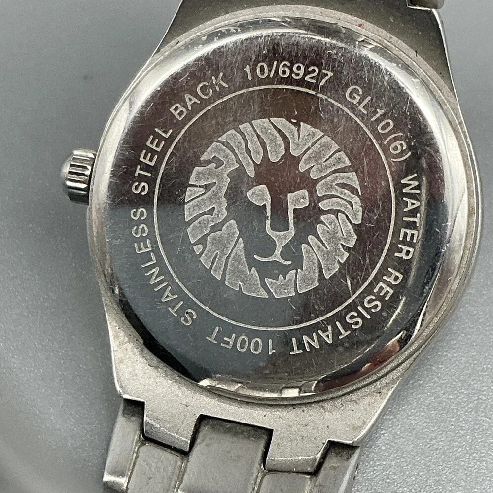 Anne Klein Womens Watch 24mm Silver Dial Crystal Bezel Date New Battery 6.25